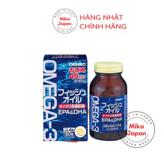 Viên dầu cá omega 3 orihiro fish oil Nhật Bản, dầu cá omega 3 orihiro Nhật Bản