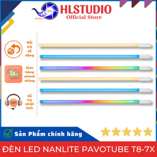 Đèn led ống nanlite pavotube t8-7x rgbww 1 kit và 4 kit -chính hãng - bảo hành 12 tháng hl studio