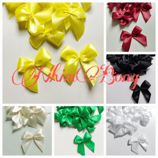Nơ lụa trang trí 5x5cm/ túi 10 nơ