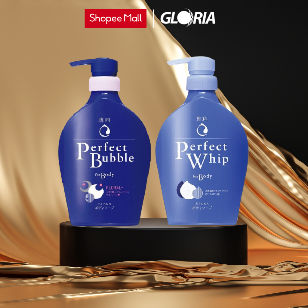 Sữa Tắm Dưỡng Ẩm Hương Hoa Tươi Mát Senka Perfect Bubble for Body Floral Plus 500ml