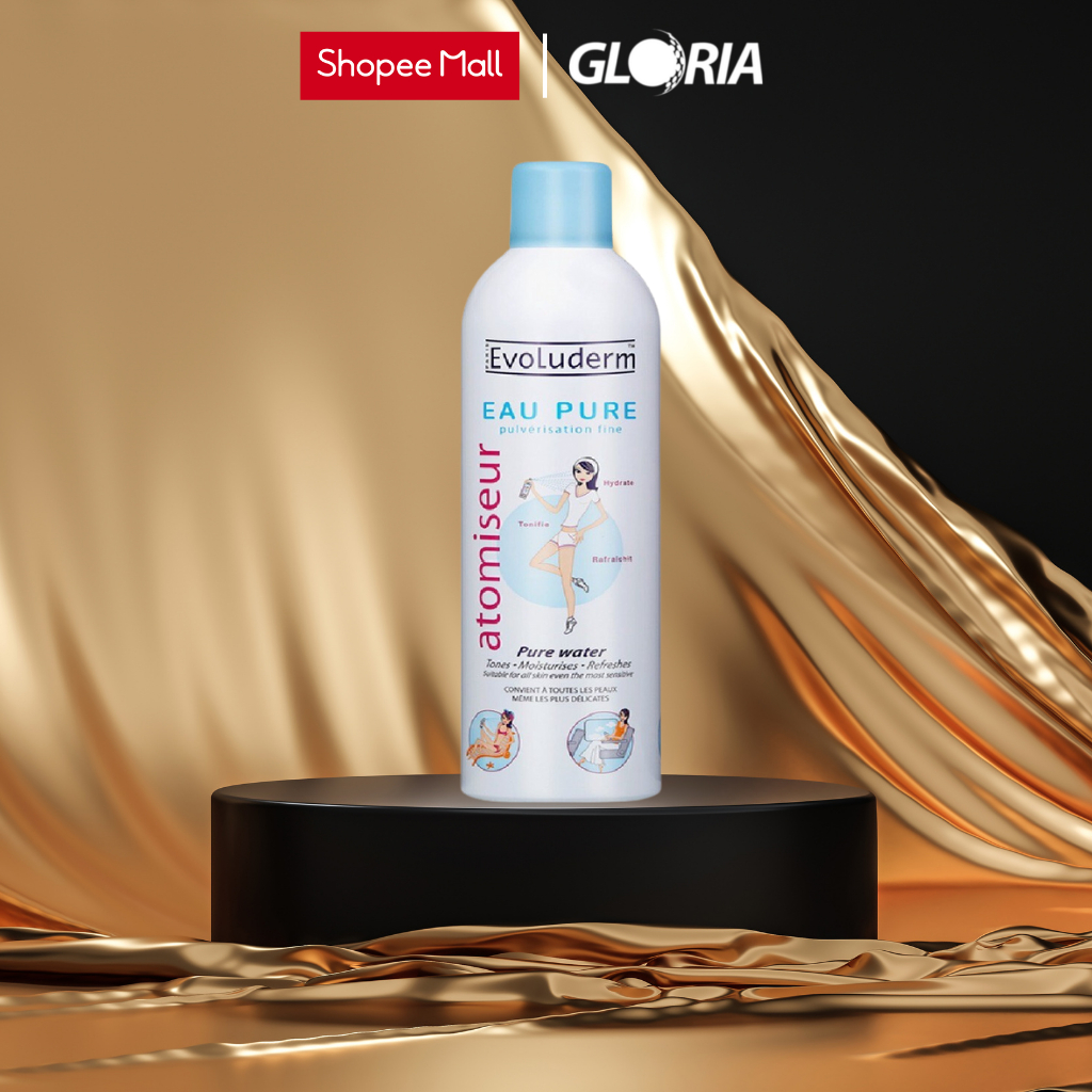 Xịt Khoáng Evoluderm Atomiseur Eau Pure 400ml