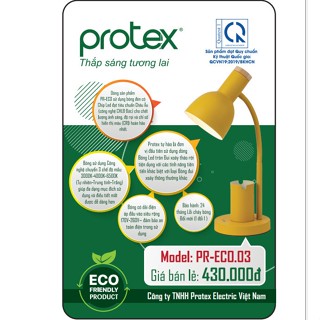 Đèn Bàn Học Decor, Đọc Sách Làm Việc Chống Cận Thị Protex PR-ECO.03 - 3 Màu Ánh Sáng