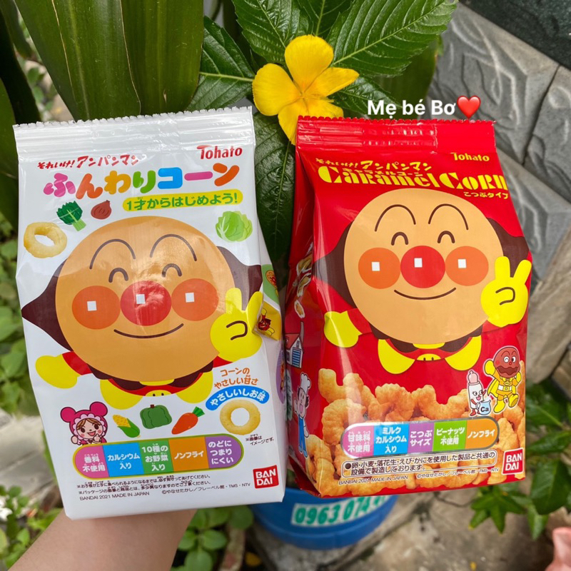 Bánh snack bắp Tohato hình chú hề Nhật Bản cho bé ăn dặm