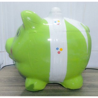 Heo đất tiết kiệm có nơ size 33cm