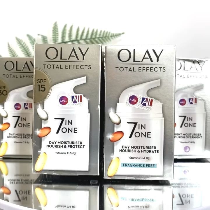 Kem Dưỡng Da Ban Ngày và Ban Đêm Olay Total Effects 50g dưỡng ẩm da giảm thâm sạm