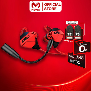 Tai nghe gaming cho điện thoại MEMO G-Pro chơi game Pubg FF Tốc Chiến có mic 10cm - Chính Hãng