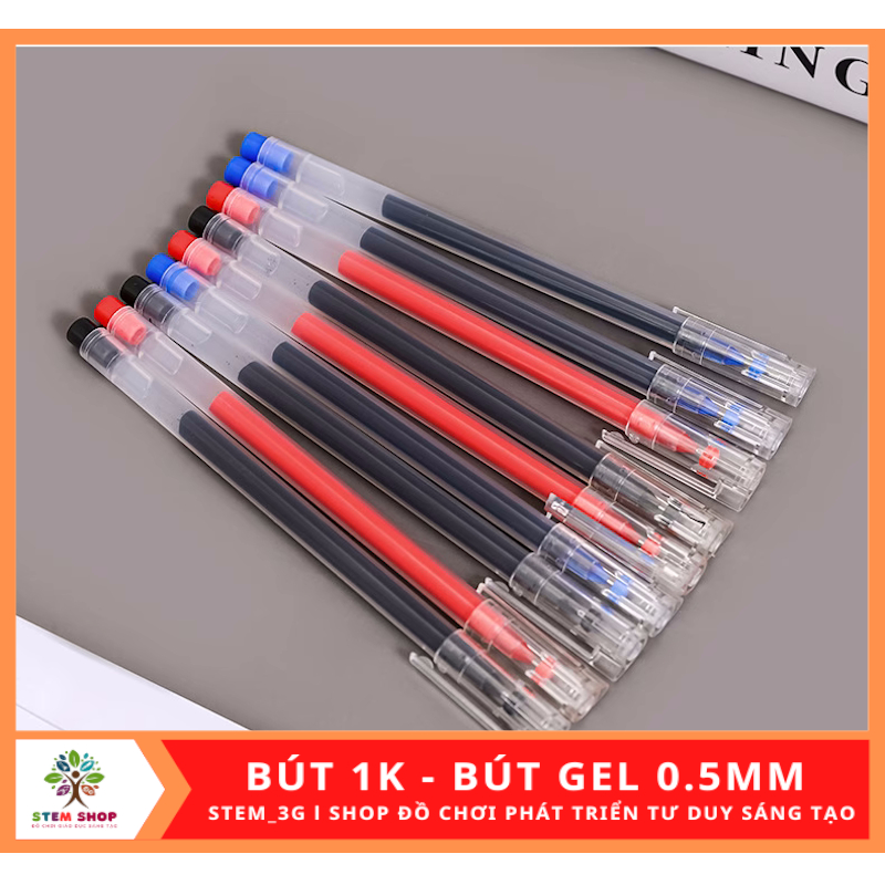 Bút nước - Bút gel 0.5mm chất lượng với giá cực kỳ tiết kiệm cho học sinh, sinh viên - văn phòng.