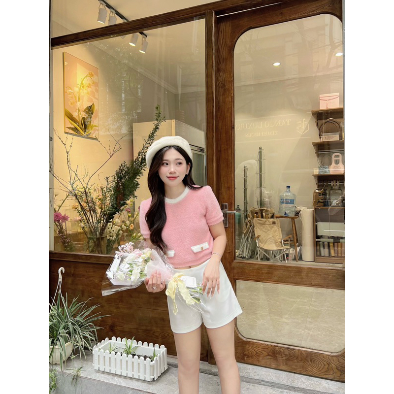 Minie Top - áo lông thỏ thiết kế DTM