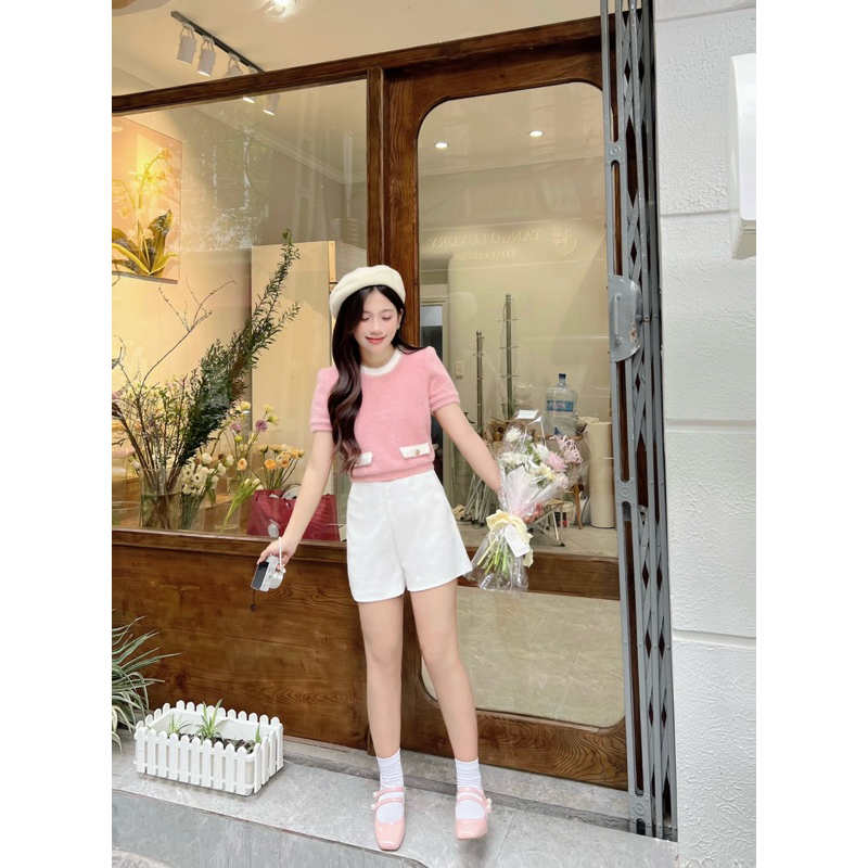 Minie Top - áo lông thỏ thiết kế DTM