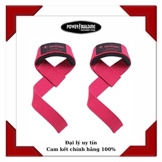Harbinger Women Padded Cotton Lifting Straps Pink