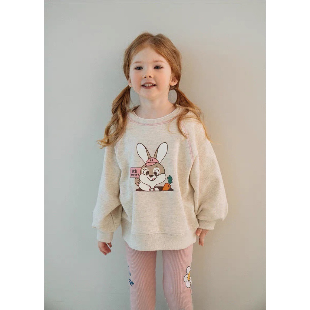 ✨MALINHKID✨BN072- Bộ nỉ legging THỎ CAROT trẻ e VNXK