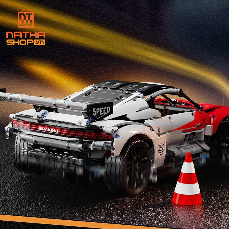 Mô hình lắp ráp siêu xe thể thao SuperCar 1:10 - Khám phá Thế Giới Tốc Độ!"