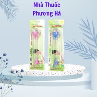 Dụng cụ hút mũi Hanomed. Hút mũi an toàn cho bé