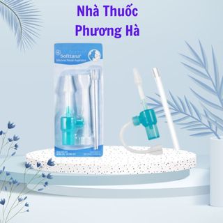 Dụng cụ hút mũi silicon cho trẻ sơ sinh Softtana. Hút mũi đầu mềm cho bé