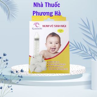Đầu rửa mũi Silicon kichilachi cho bé. Đầu hút mũi, xilanh 10ml, 20ml
