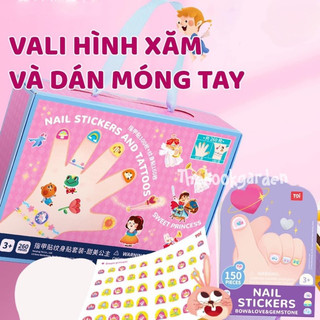 SET TATTOO STICKER CHO BÉ TOI- CHính Hãng