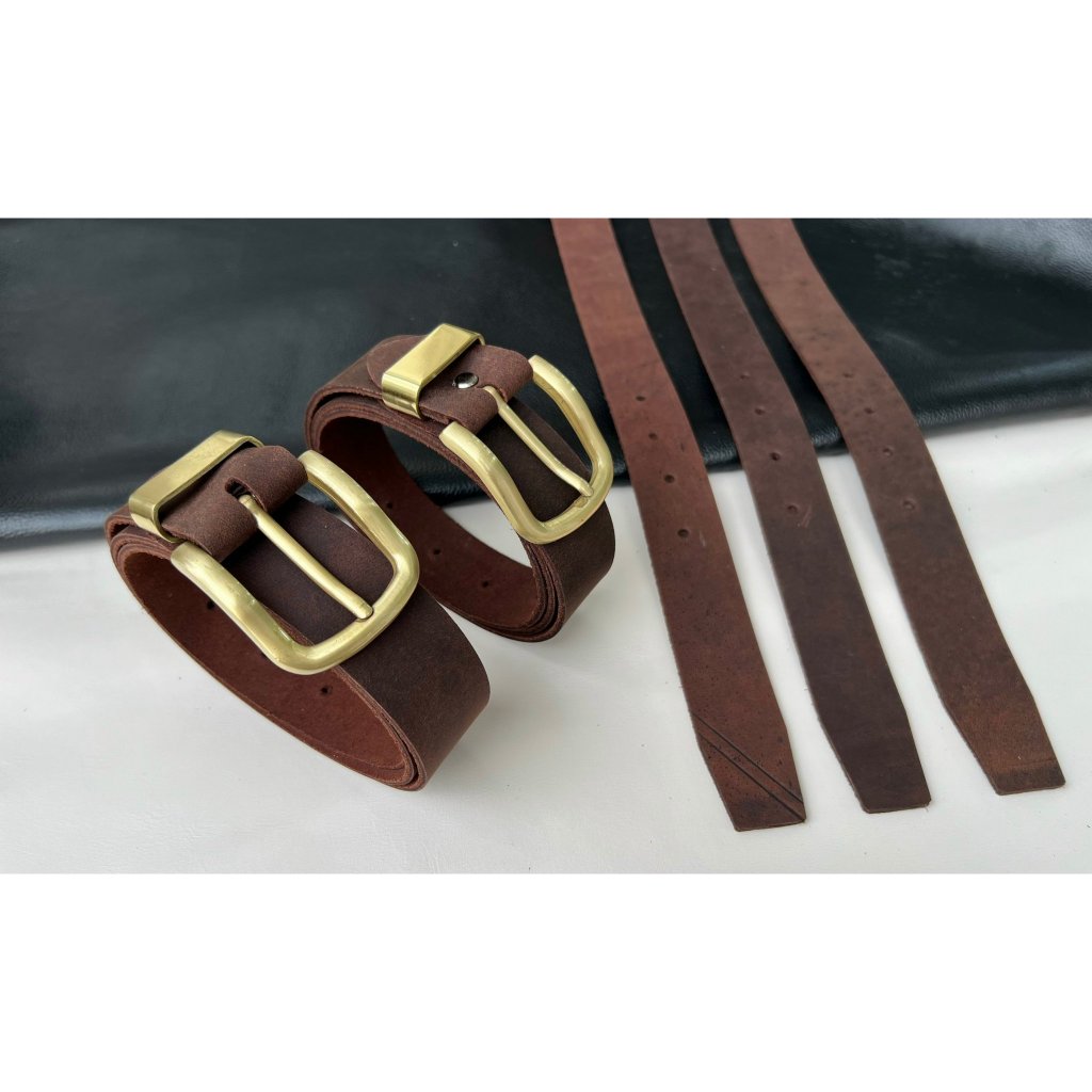 Thắt Lưng Nam Da Bò Sáp Mộc 1 Lớp Nguyên Tấm Cao Cấp Khóa Hợp Kim Chống Rỉ, Dây Nịt Thắt Lưng Nam Da Bò DB25