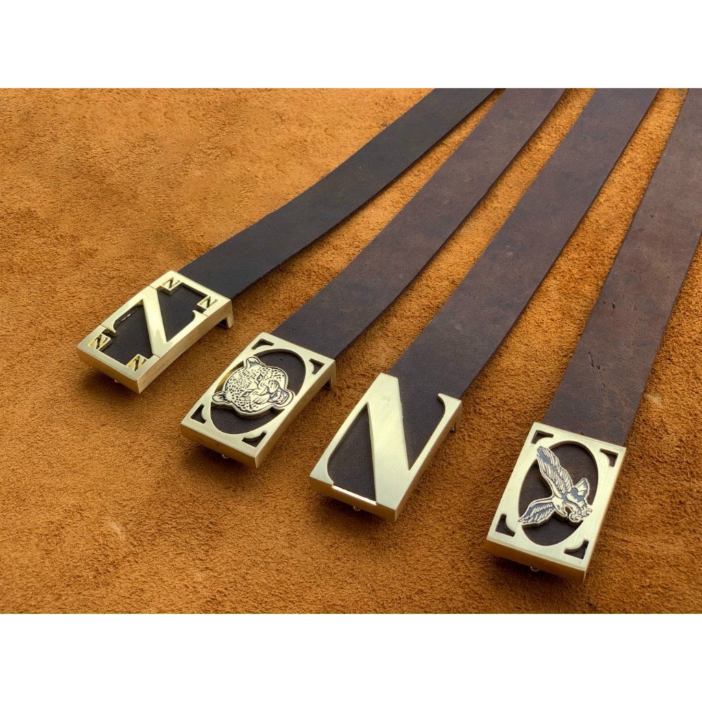 Thắt Lưng Nam Da Bò Sáp Mộc 1 Lớp Nguyên Tấm Cao Cấp Khóa Hợp Kim Chống Rỉ, Dây Nịt Thắt Lưng Nam Da Bò DB25