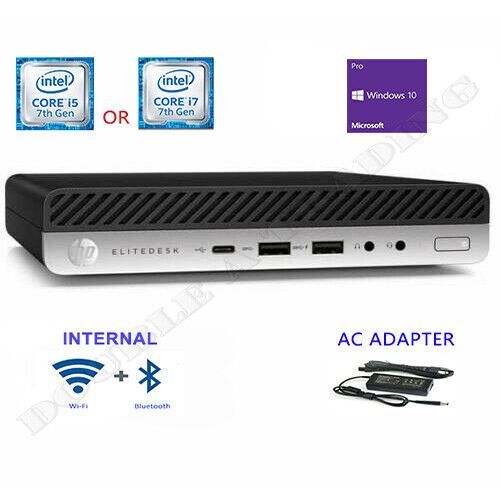 Máy Tính Case Mini Đồng Bộ HP EliteDesk 800 G3 35W, Mini PC HP Intel i3 6100, i5-6500, i7 6700 2.5Ghz 8GB - HNQ Computer