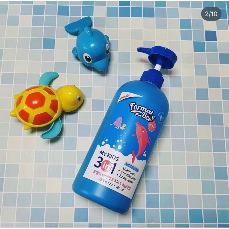 SỮA TẮM-GỘI-XẢ  3IN1 FORMALBEE CHO BÉ TỪ 2 TUỔI