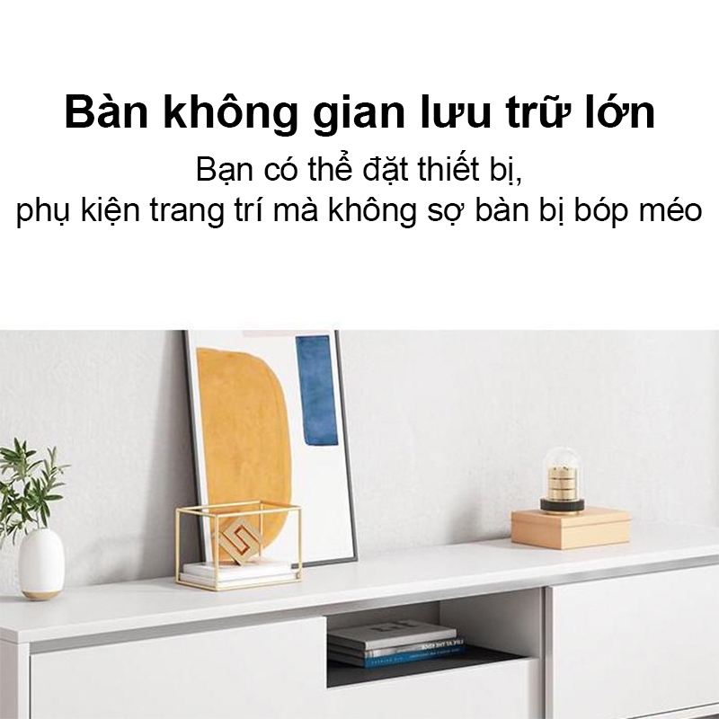 STA Tủ Tivi Kệ Tivi Gỗ MDF cao cấp Chân gỗ Sồi Tủ Tivi Gỗ phong cách hiện đại đơn giản cho phòng cách căn hộ nhỏ