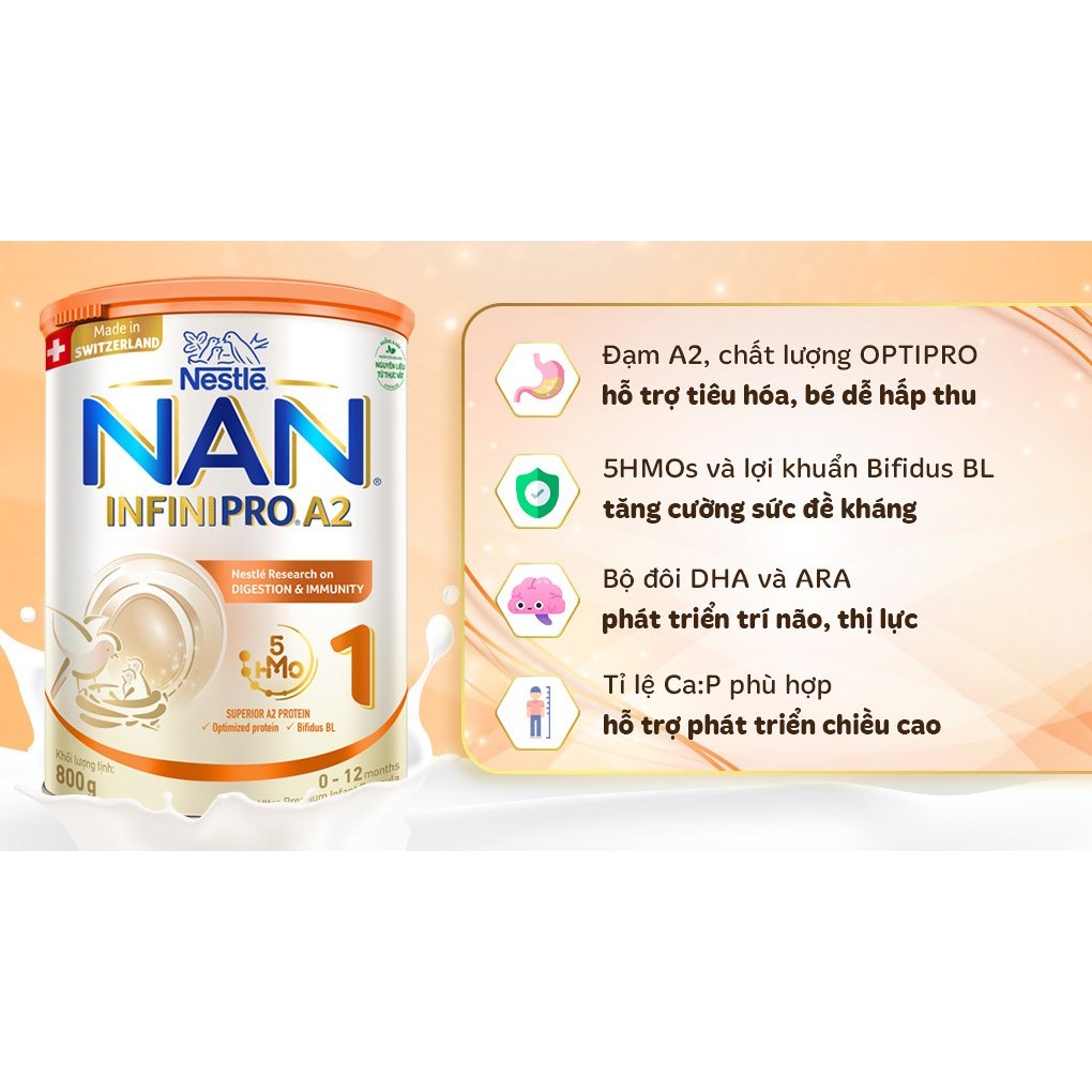 Sữa  NAN INFINIPRO A2 1 Lon 400g