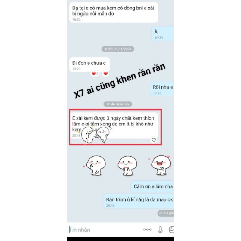 Kem Body X7 Khử Da Vàng