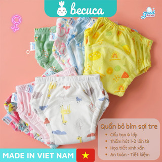 Quần bỏ bỉm THOÁNG KHÍ goodmama cao cấp cho bé từ 4-17kg
