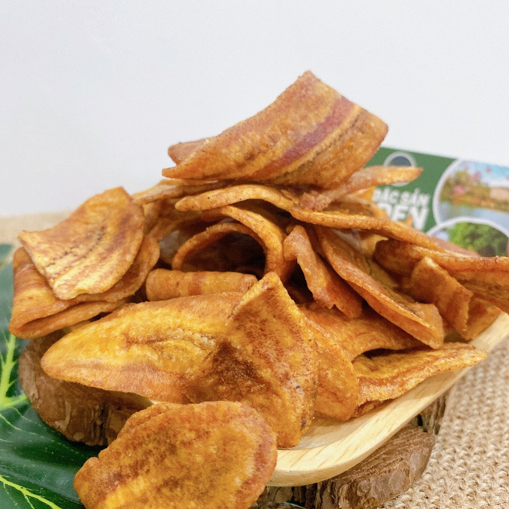 Chuối Sấy Giòn Không Đường The Măng Đen 250g Đặc Sản Măng Đen Kon Tum