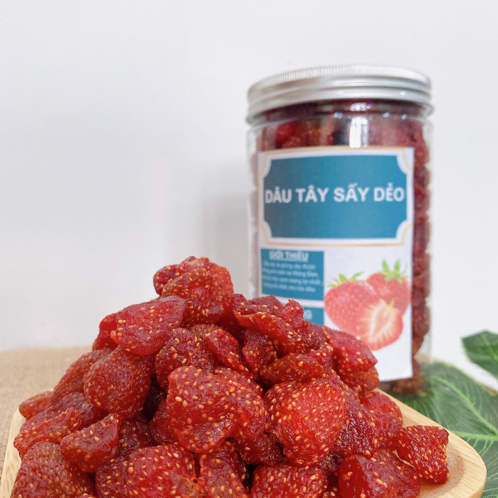 Dâu Tây Sấy Dẻo Không Đường The Măng Đen 250g Đặc Sản Măng Đen Kon Tum