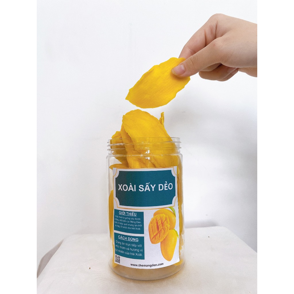 Xoài Sấy Dẻo Không Đường The Măng Đen 250g Đặc Sản Măng Đen Kon Tum