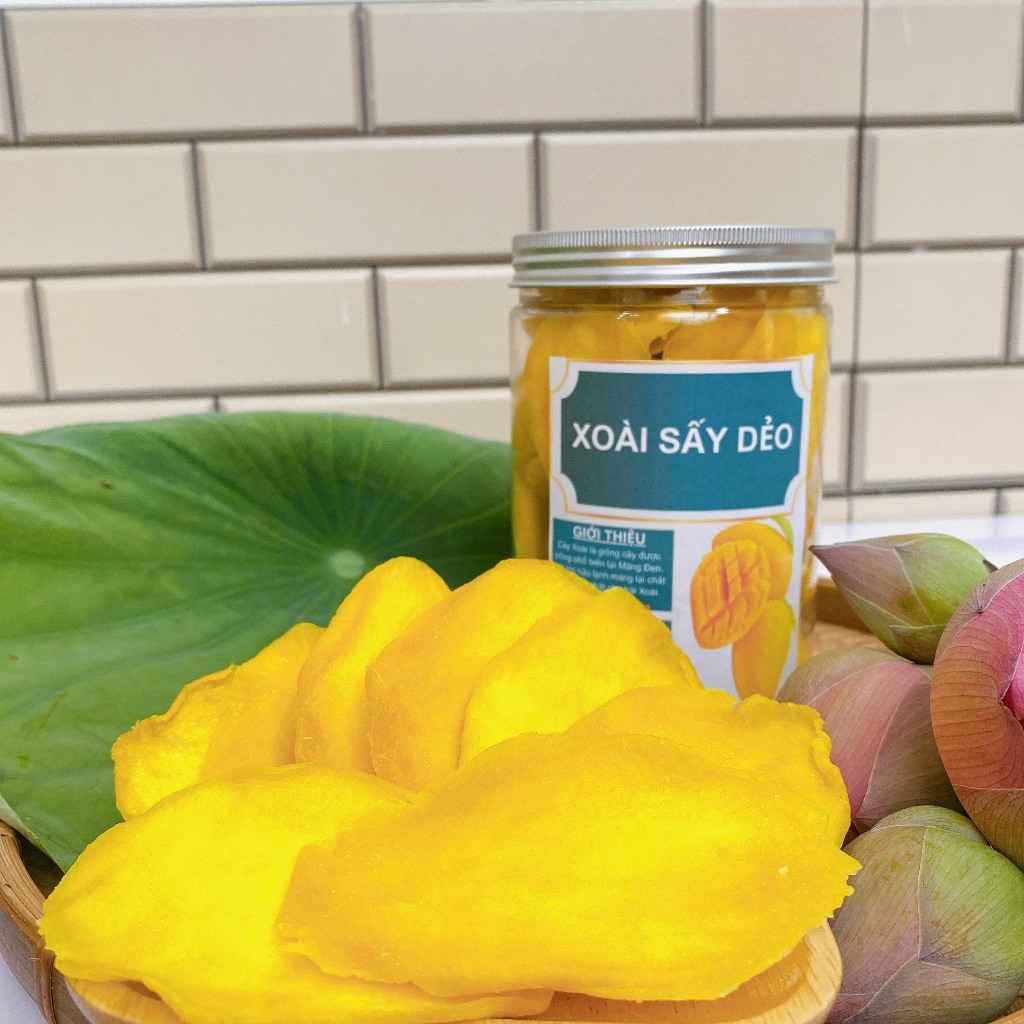 Xoài Sấy Dẻo Không Đường The Măng Đen 250g Đặc Sản Măng Đen Kon Tum