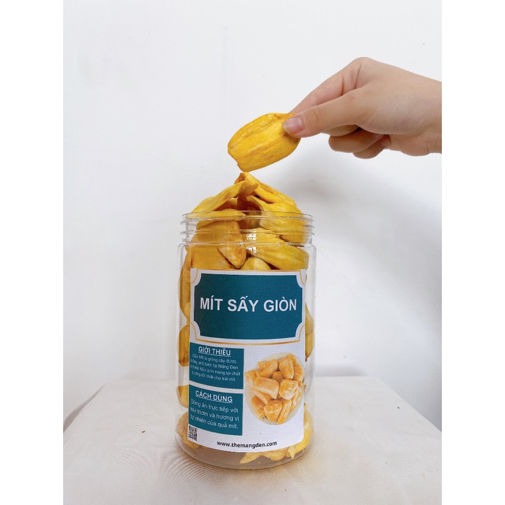 Mít Sấy Giòn Không Đường The Măng Đen 250g Đặc Sản Măng Đen Kon Tum