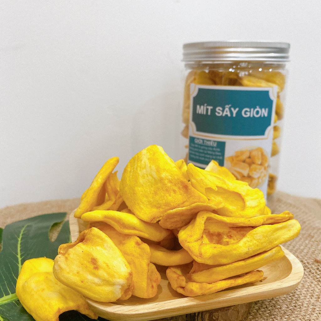 Mít Sấy Giòn Không Đường The Măng Đen 250g Đặc Sản Măng Đen Kon Tum