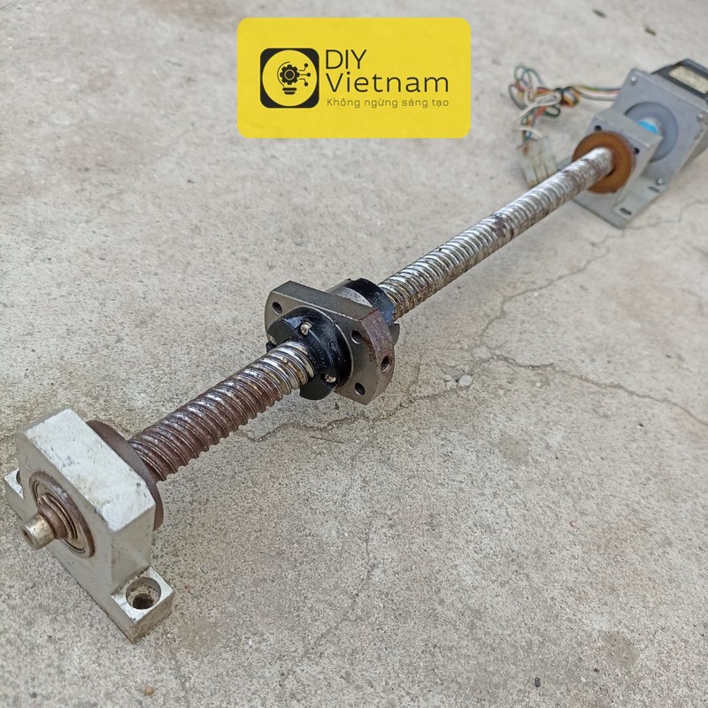 Combo vitme 1604 + động cơ bước