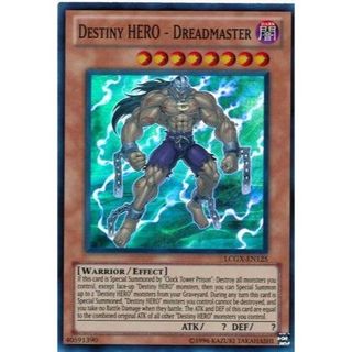 Lá bài thẻ bài Yugioh Destiny HERO Dreadmaster – Super Rare - Tặng bọc bài nhựa bảo quản