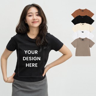 Áo In Theo Yêu Cầu Baby Tees, Áo Thun Baby Tee Cotton 100% 250gsm