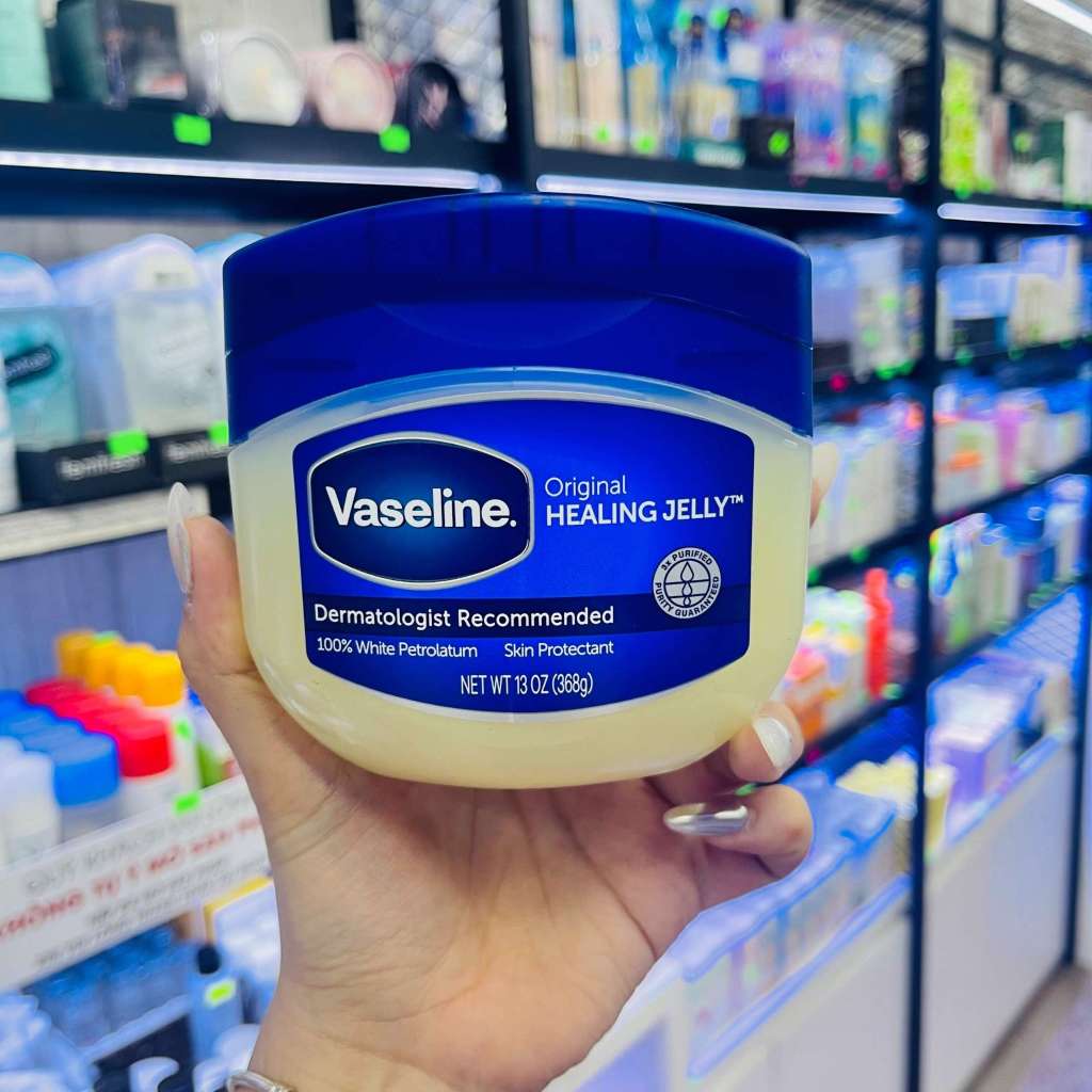 Sáp Dưỡng Ẩm Vaseline Mỹ 100% Pure Petroleum Jelly Original 49g, 368g - Đa Năng