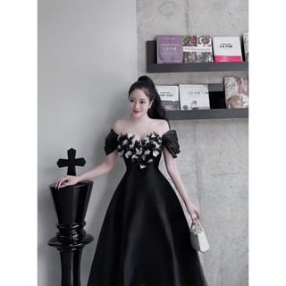 ĐẦM TAPTA HOA TRÁI TIM 3 MÀU