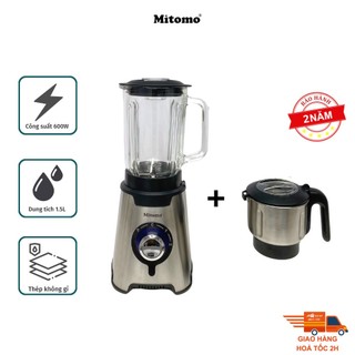 Máy xay sinh tố 2 cối đa năng Mitomo KJ2095 - Bảo hành 2 năm