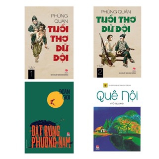 Sách Combo 4 cuốn Văn học chọn lọc Việt Nam: Tuổi Thơ Dữ Dội (Trọn Bộ 2 Tập)+ Đất Rừng Phương Nam+Quê Nội