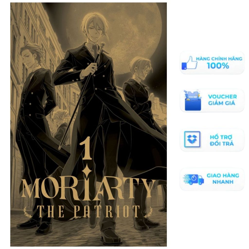 Sách -Moriarty The Patriot - Tập 1 + 2