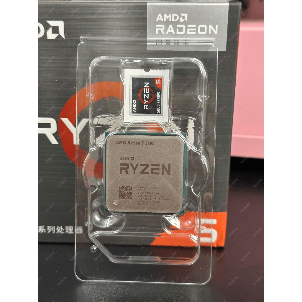 Bộ xử lí - CPU AMD Ryzen 5 5600 TRAY NEW Bảo hành 36 Tháng - Bao khoẻ, bao mát máy, Techwave bao giá thị trường