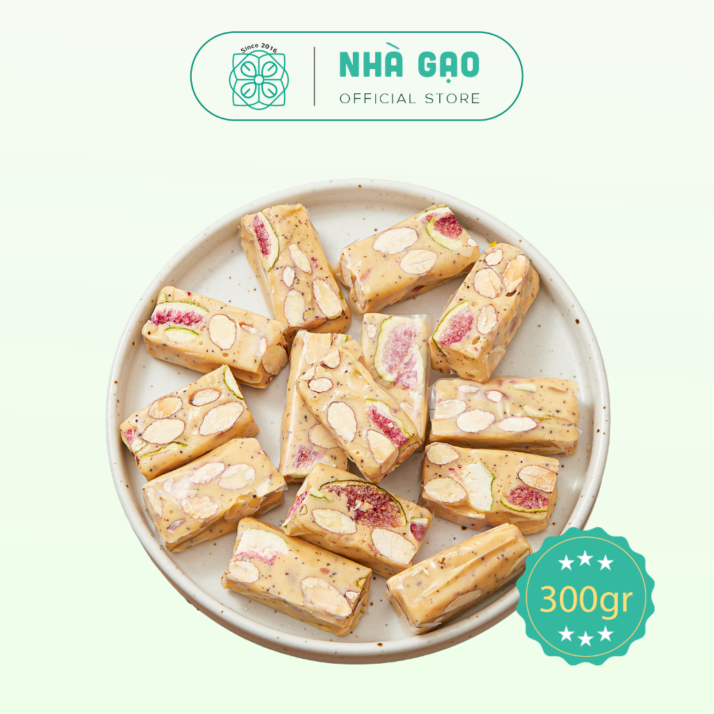 Kẹo Nougat cao cấp vị trà bá tước Anh quốc Nhà Gạo