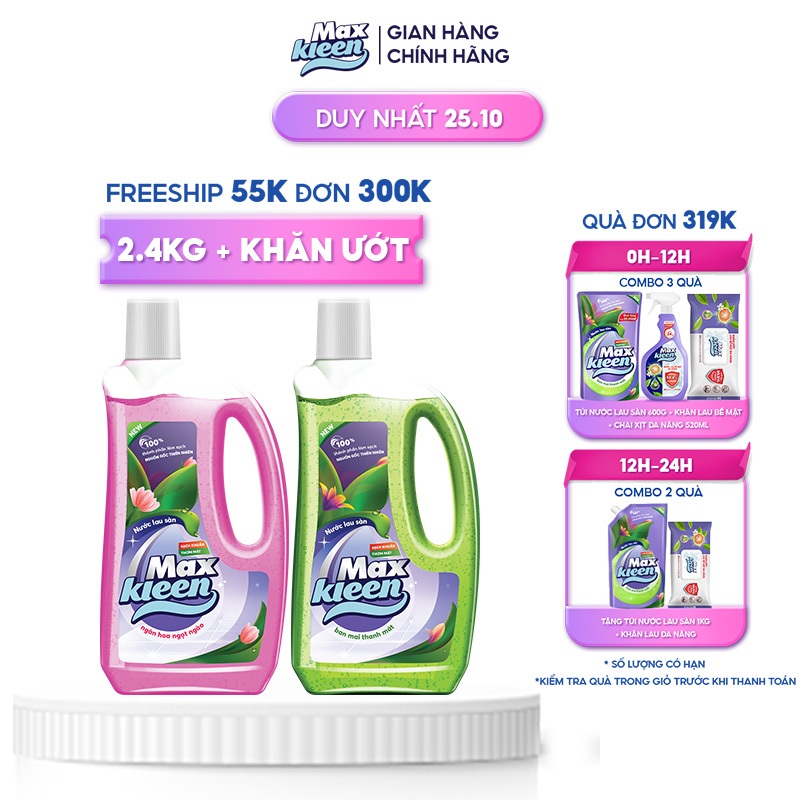 Chai Nước Lau Sàn MaxKleen 1Kg