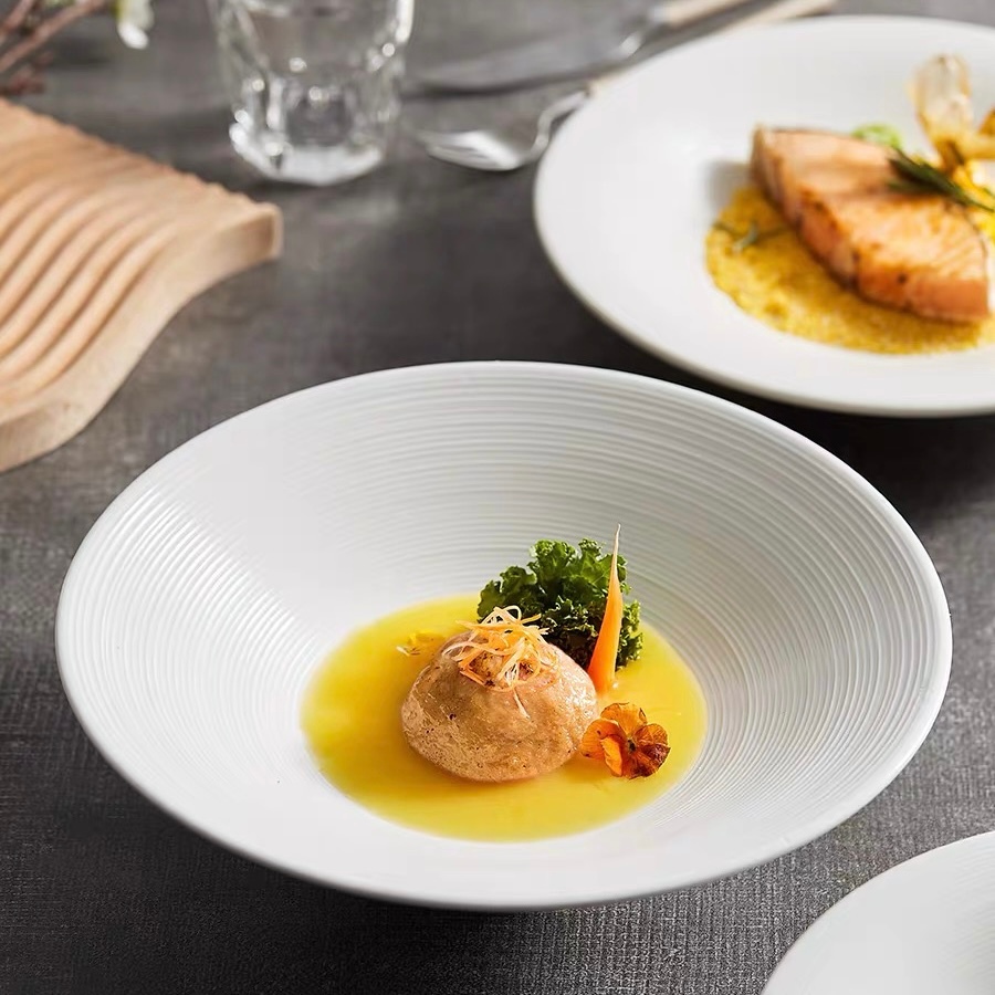 Tô nông lòng chống xước, tô ramen, salad, mì phở- Bát đĩa sứ nhà hàng cao cấp