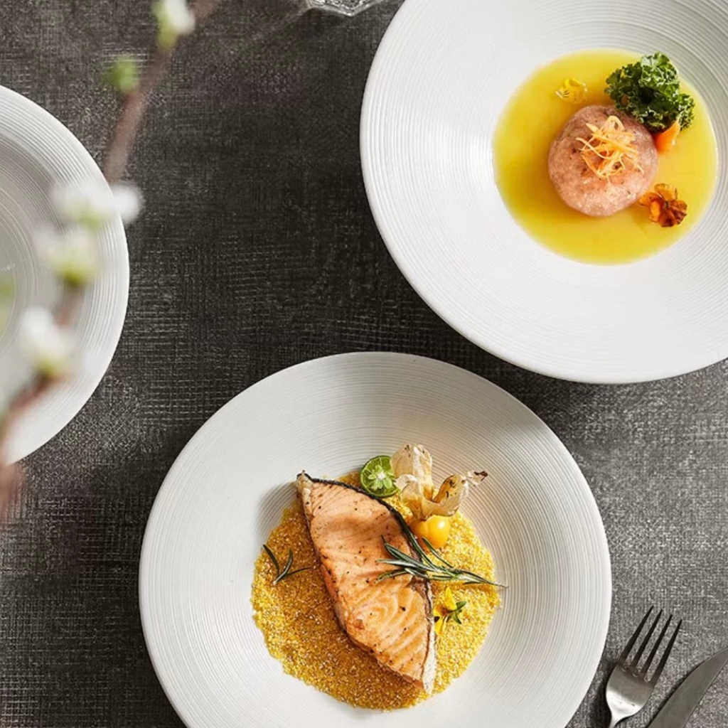 Tô nông lòng chống xước, tô ramen, salad, mì phở- Bát đĩa sứ nhà hàng cao cấp