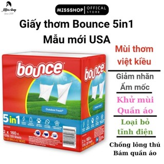 GIẤY THƠM QUẦN ÁO BOUNCE 5IN1 VÀ LÀM MỀM VẢI MẪU MỚI