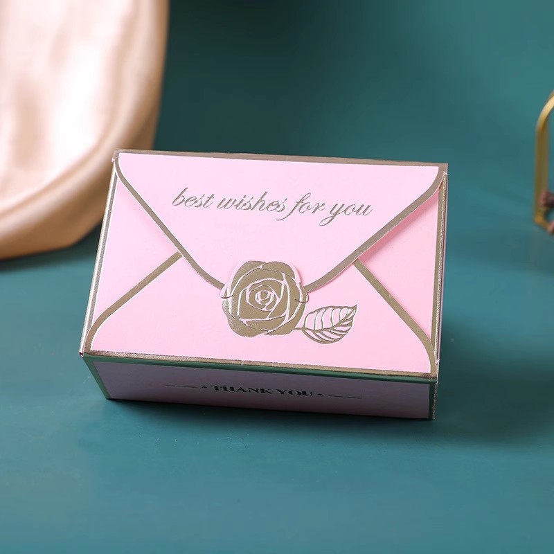 Hộp quà tặng mini Rose Envelope nhiều màu 10.5*7*3.5cm