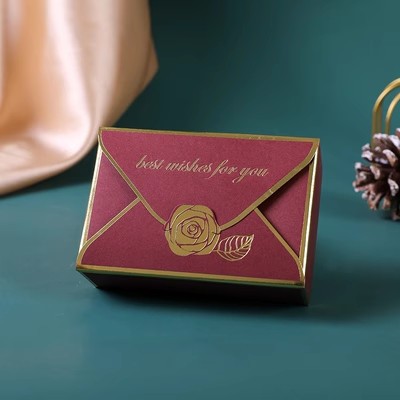 Hộp quà tặng mini Rose Envelope nhiều màu 10.5*7*3.5cm